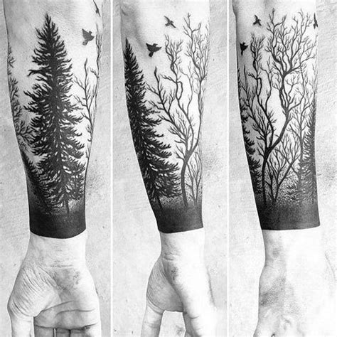 45 Inspirational Forest Tattoo Ideas Art And Design Nature Tattoo