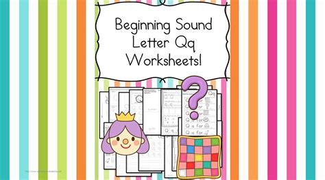 18 free beginning sound letter q worksheets easy download