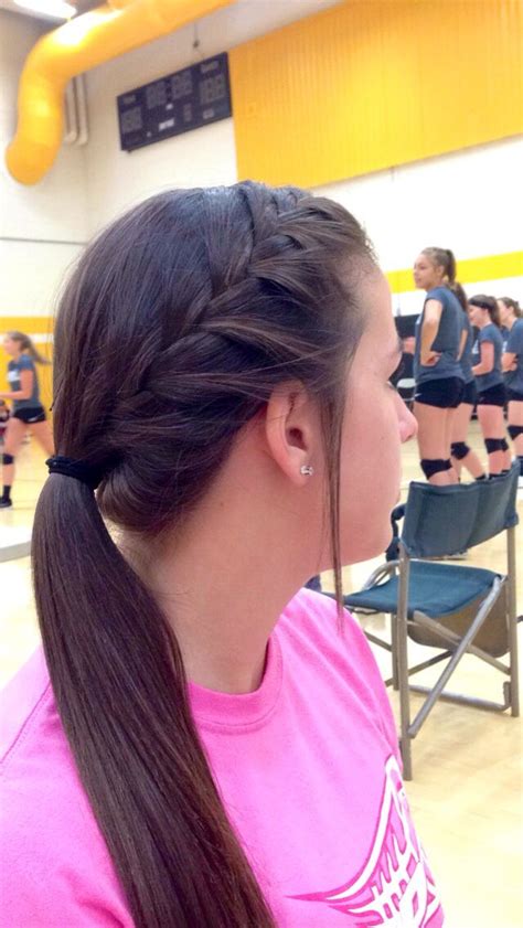 Wear your hair down for a night out or pull it up into a glamorous ponytail for work. Cute volleyball hair … | Rapunzel Rapunzel let down your ...