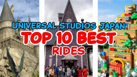 Top 10 Rides At Universal Studios Japan Osaka Japan 2022 Youtube