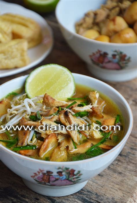 Ngiras soto ayam khas kudus yang bikin nambah. Diah Didi's Kitchen: Soto Kudus ( Resep Baru )