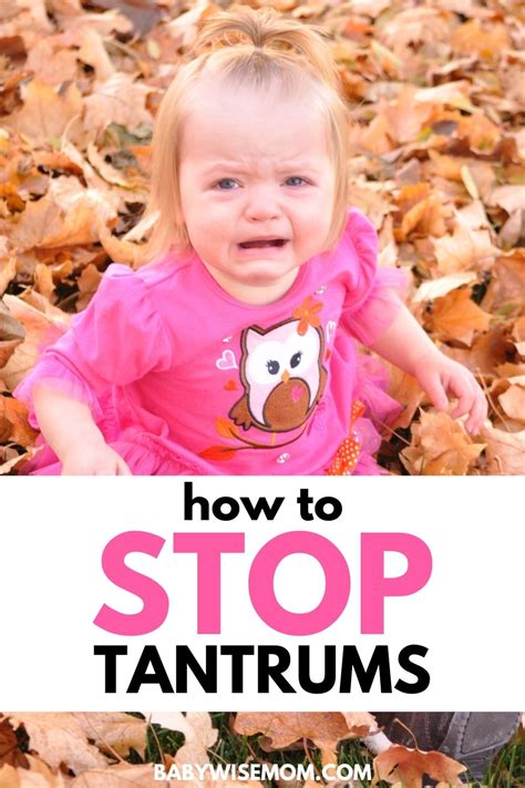 How To Deal With Toddler Tantrums Babywise Mom