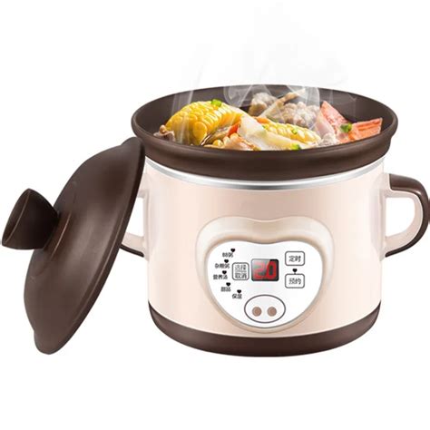220v 1l Ceramic Electric Stewing Machine Automatic Household Food