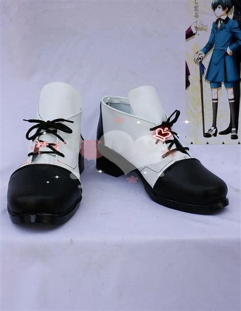 Anime Black Butler Ciel Phantomhive Cosplay Boots Costume Shoes Custom