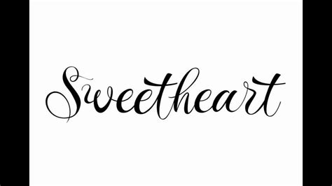 Sweetheart Youtube