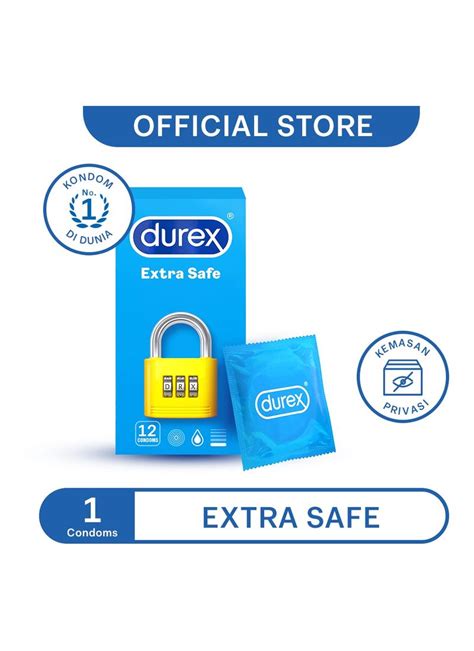 Durex Kondom Extra Safe 12s Klikindomaret