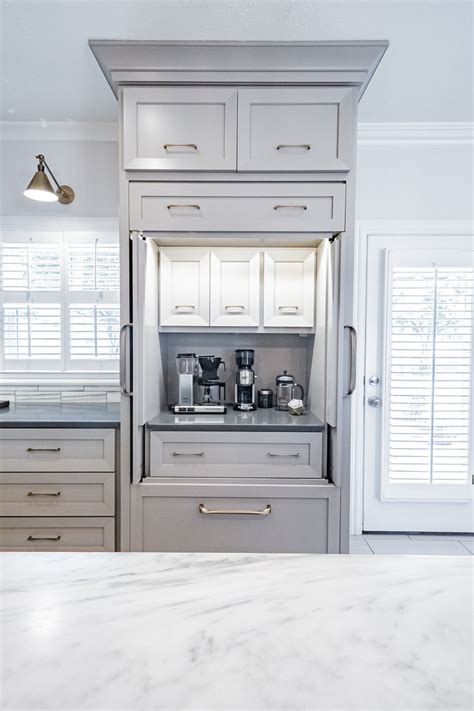 That's why we're here to help you create the kitchen of your dreams with cabinet options for every style, taste, and budget. Pocket door appliance center with internal cabinets for ...