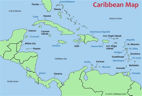 Map Of Caribbean Islands Bank2home