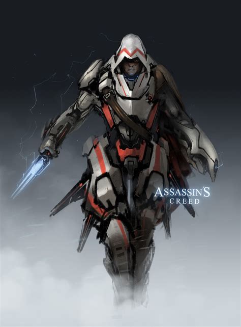Futuristic Assassin Assassins Creed Art Assassins Creed Assassins