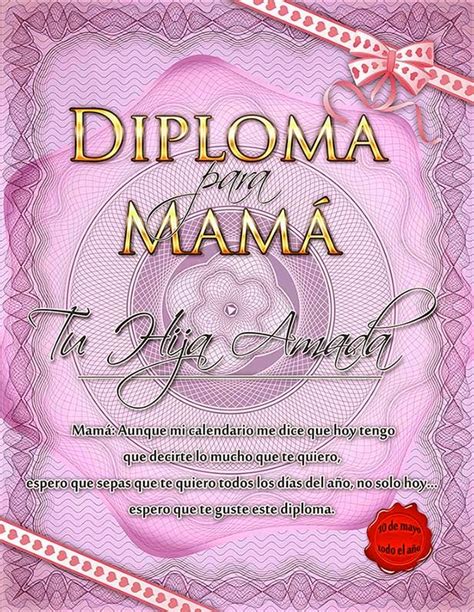 Diplomas Y Certificados Gratis Para Photoshop Diploma Para Mamá