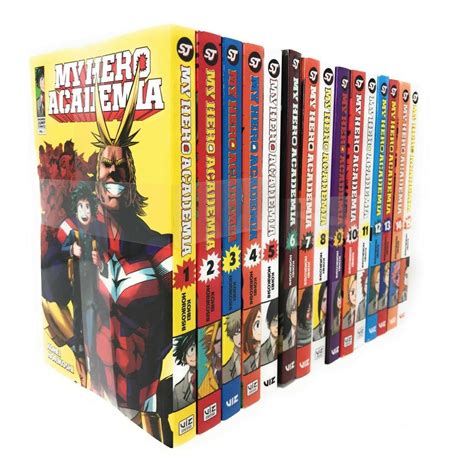 My Hero Academia Seriesvol 1 15 Collection 15 Books Set By Kohei Hor Lowplex