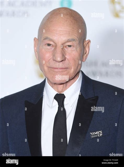 British Actor Patrick Stewart Attends The Winners Room At The British