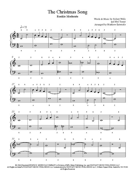 Free Sheet Music Scores Free Easy Christmas Piano Sheet Music O