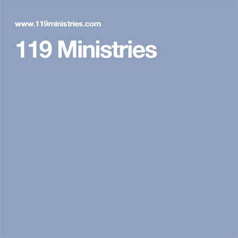 119 Ministries Greatful 119 Ministries Teachings