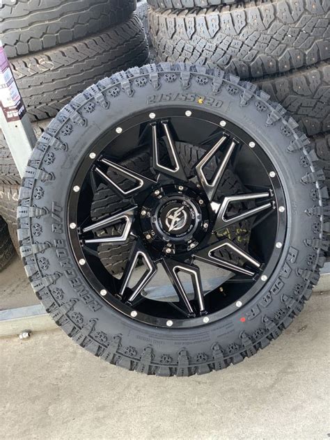 20x10 New Rims And Mud Tires 275 55 20 For Sale 6 Lug Chevy Gmc Toyota