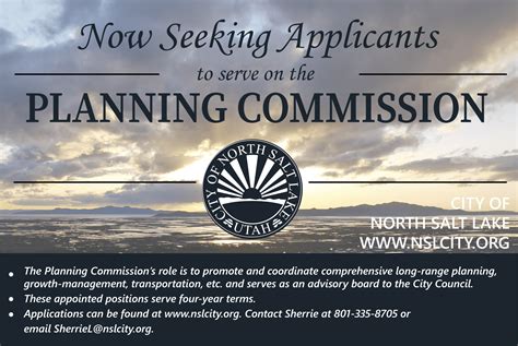 Planning Commission North Salt Lake Ut Official Website