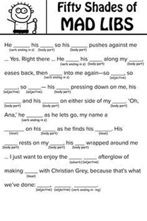 Python will take their responses to create a simple mad lib. mad lib sheets for adults - PRINTED More | Mad libs for ...