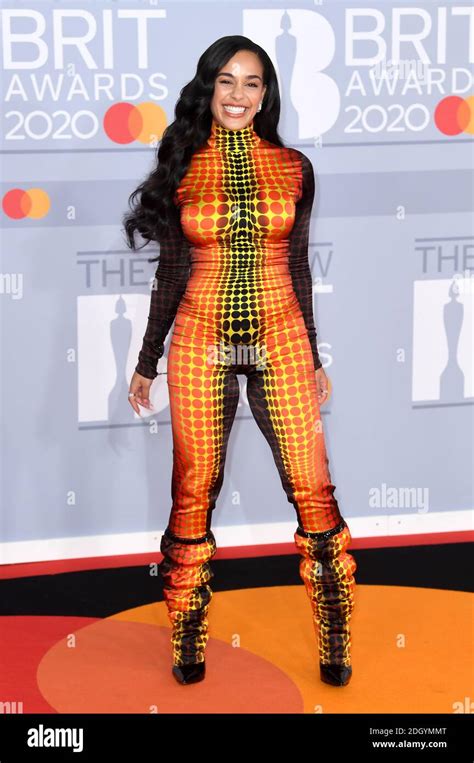 Jorja Smith Arriving For The Brit Awards 2020 At The O2 Arena London