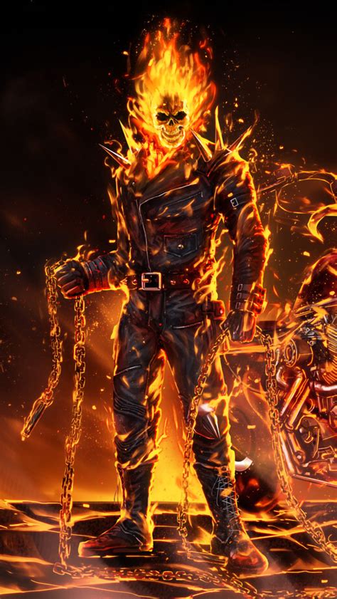 640x1136 Coolest Ghost Rider 2020 Art Iphone 55c5sse Ipod Touch