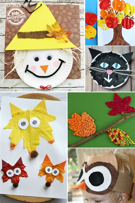 25 Easy And Fun Fall Crafts For Preschoolers Kids Activities Blog