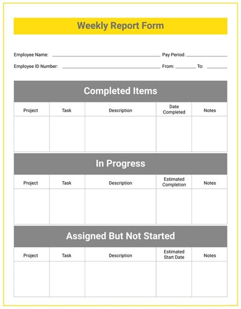 Weekly Activity Report Template 31 Free Word Excel Ppt Pdf Format