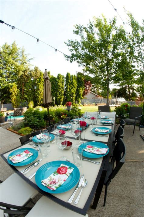 Elegant but easy outdoor dinner party ideas. Summer Dinner Party Ideas