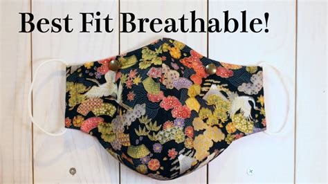 Please check your scale here after print. Best Fit Breathable Face Mask Sewing Tutorial｜PDF Pattern ...
