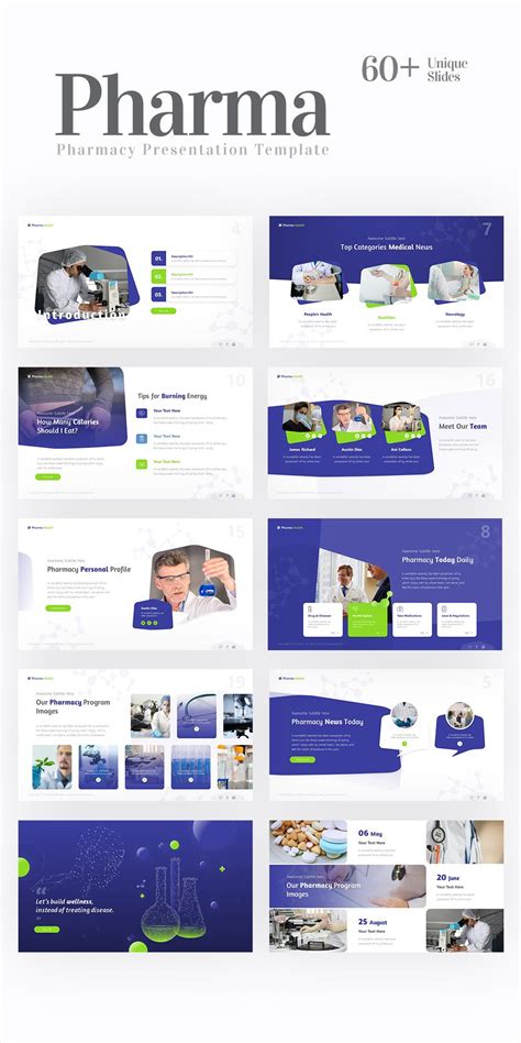 Pharma Pharmacy Presentation Template Business Web Design