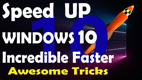 As you increase or decrease the connection speed, windows xp automatically allows or removes additional options, under allow the following in the same window.) you can also do one more thing to speed up your remote desktop connection: How To Speed Up Windows 10 Performance Incredible Faster ...