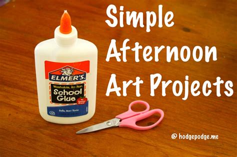 10 Simple Afternoon Art Projects Hodgepodge