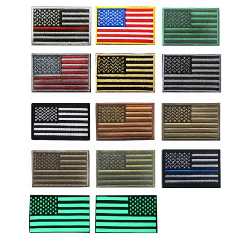 Embroidered Usa Us Flag Patches Army Badge Tactical Military Us America