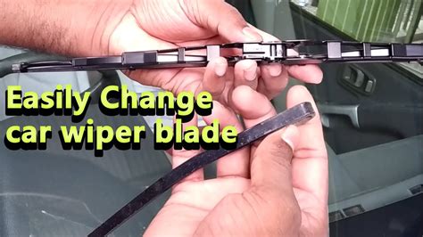 Yourself Can Change Wiper Blade Of Car Youtube