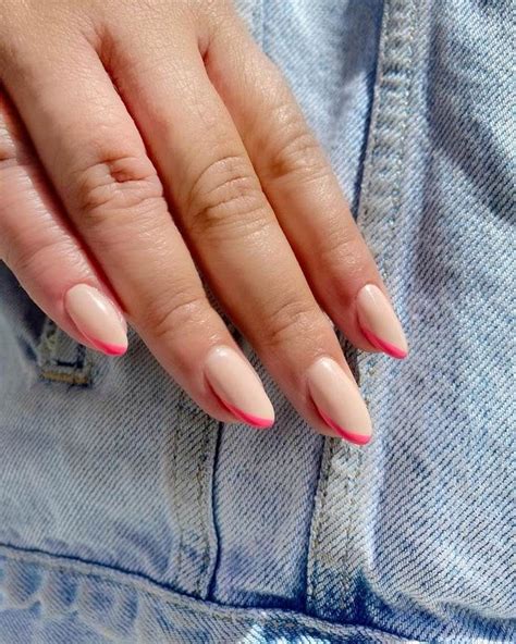 15 Modern Ways To Wear A French Manicure Colored French Nails French