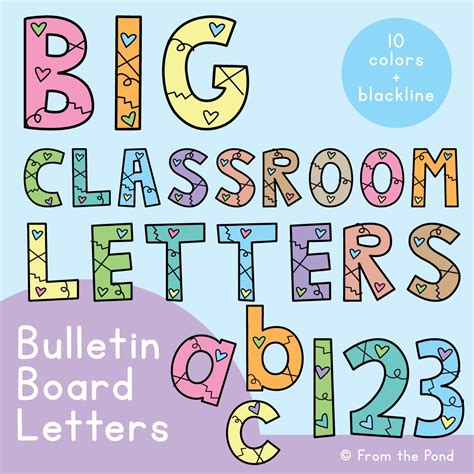 Printable Bulletin Board Letters Templates