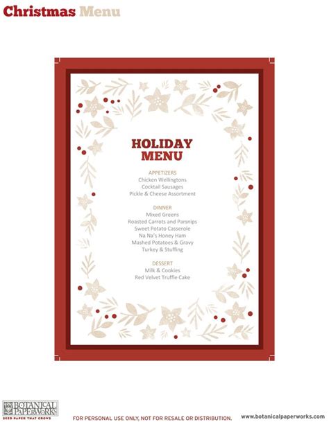 Fork lift certification card template. {free printable} Holiday Dinner Decor | Christmas party ...