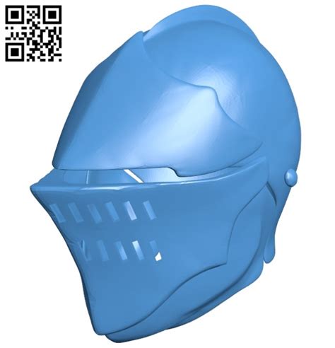 Knight Helmet Armour B005537 Download Free Stl Files 3d Model For 3d