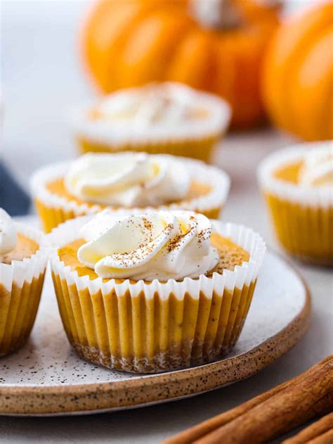 Mini Pumpkin Cheesecakes Infoodita