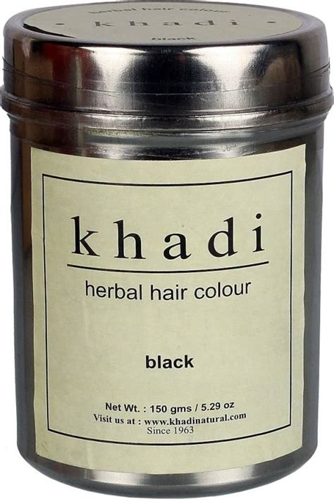Khadi Natural Herbal Hair Color Black Price In India Buy Khadi