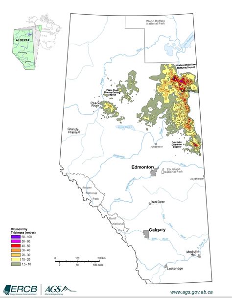 Location Of The Oil Sands Of Alberta Canada Oil Sands Map Peace River