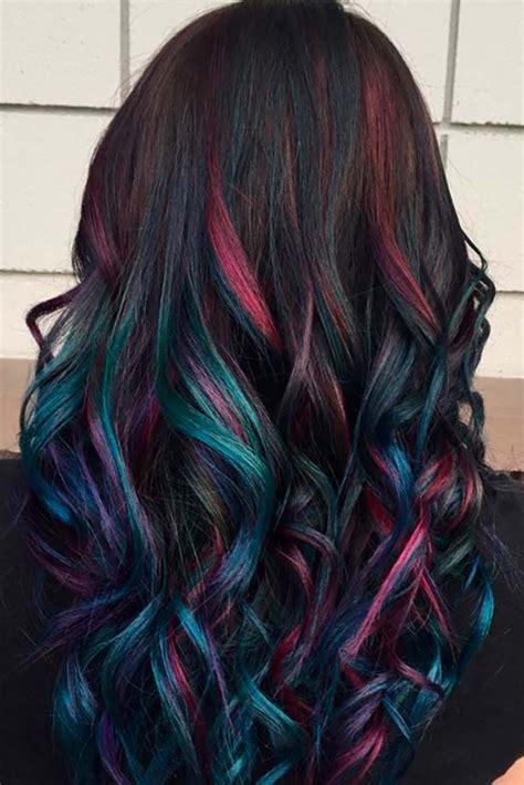 Fabulous Rainbow Hair Color Ideas Lovehairstyles Com Cabelo