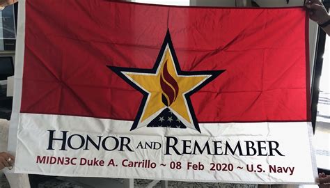 Honor And Remember Flag Presentation Duke Carrillo Foundation