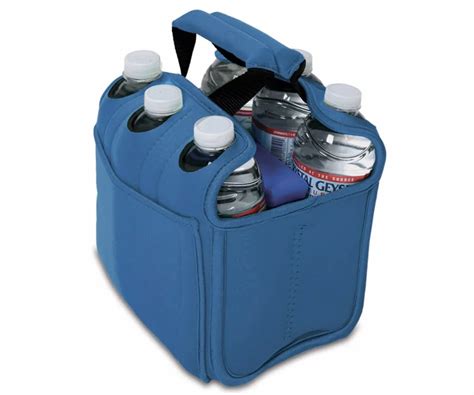 Insulated Six 6 Pack Beer Bottle Cooler Tote Carrier Holder Buy