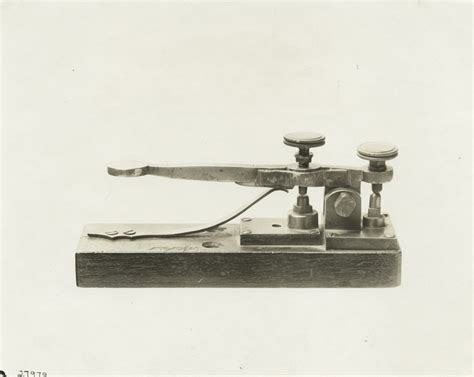 Morse Telegraph Key First Used About 1844 Nypl Digital Collections