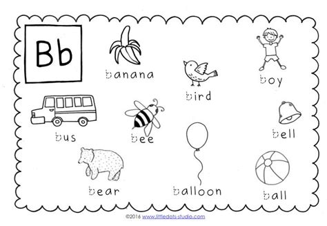 Preschool Letter B Activities And Worksheets