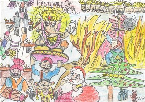 Onam festival drawing easy | onam festival pencil drawing | drawing tutorial. Indian festivals Painting by Nandini Sushant Jain