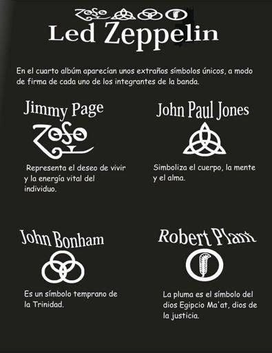 Lla Sabian El Significado De Los Simbolos De Led Zeppelin •rock