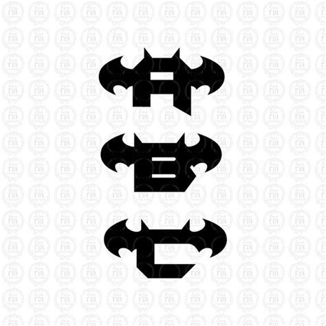 #font #fonts #шрифт #шрифты #latin. Superhero Batman inspired alphabet letters SVG by ...