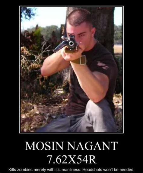 Mosin Nagant Kills Zombies Merely With It S Manliness Headshots Won T Be Needed