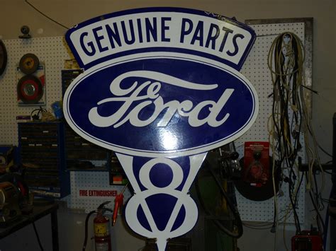 Vintage Ford V8 Sign Collectors Weekly