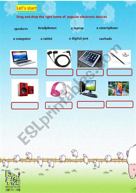 Electronic Devices Esl Worksheet By Phuonga